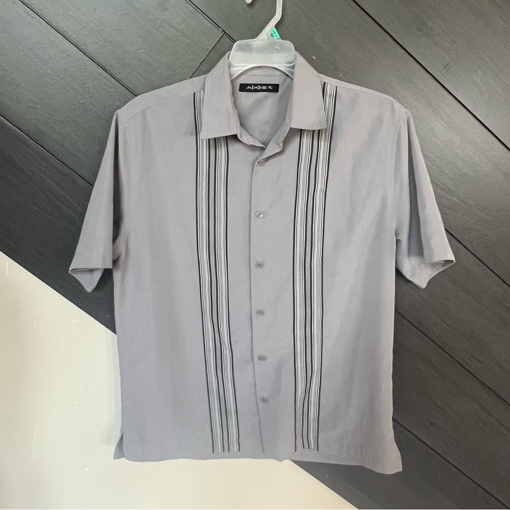 Axist Men's Gray Button‎ Down Shirt